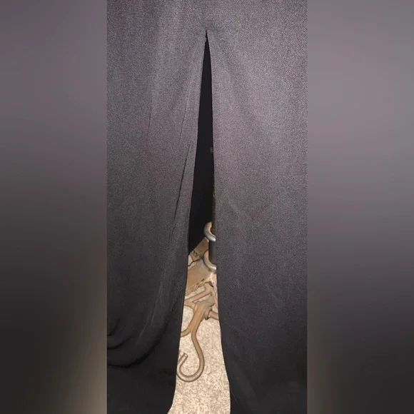 Lauren Ralph Lauren Black Evening Gown With Slit - Picture 3 of 3